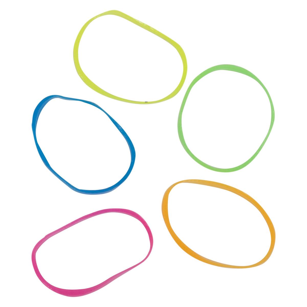 Stylin G,1000-pc Latex Ponyholders, Neon Colour, b/c