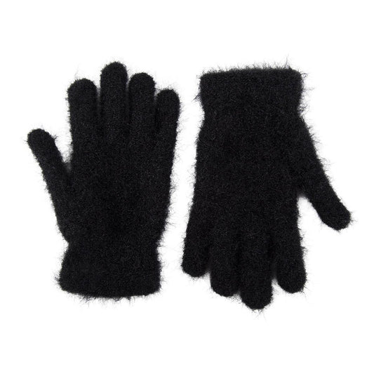 Nordic T. Soft Fuzzy Gloves, Ladies, black, hc
