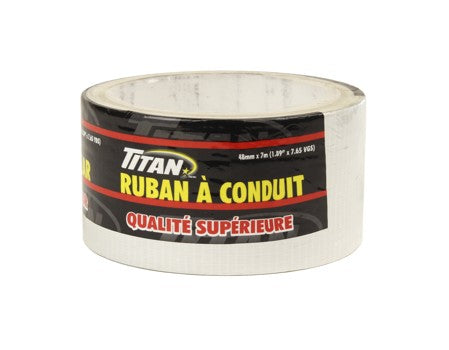 TITAN PREMIUM WHITE DUCT TAPE 48mm x 7m