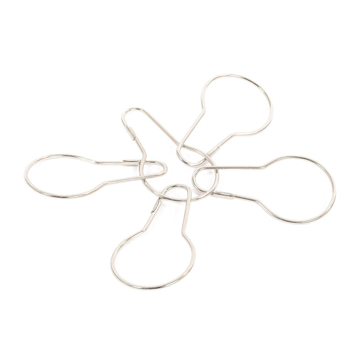 Bodico, 12-pc Metal Shower Curtain Ring, PVC bag w/header(HZ)