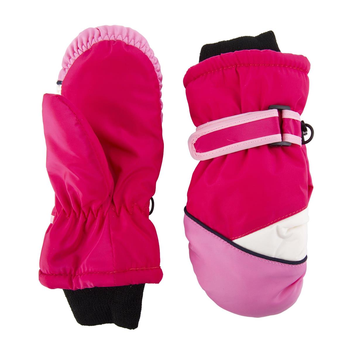 Nordic T. Kids Ski Mitts, 2 asst, w cuff strap, hc