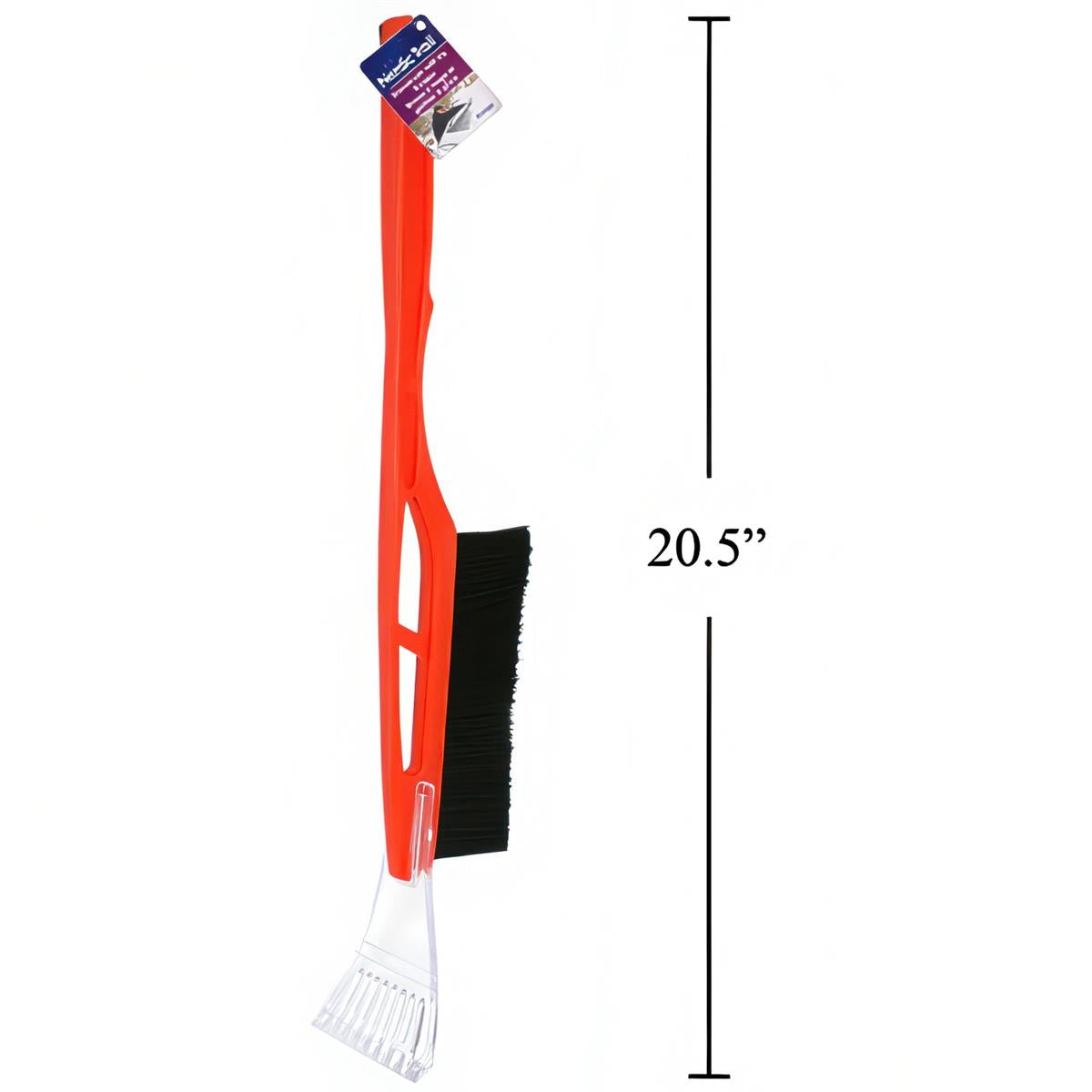 Nordic T. 21"L Snow Brush w/Ice Scraper, 3asst. cols., tag