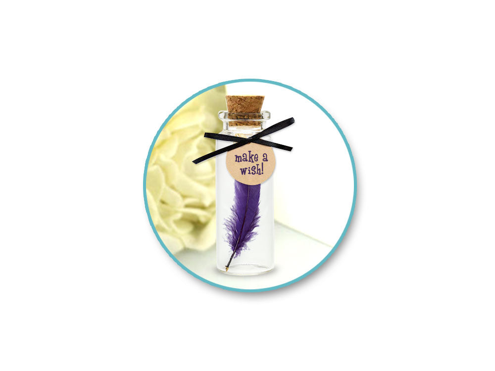 Glass Bottles: Mini Containers w/Cork Lid x6 12ml