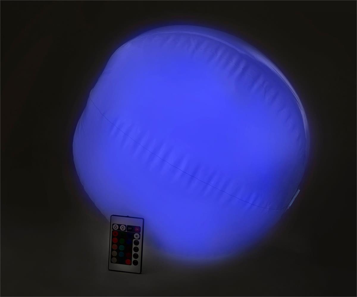 PVC Light UP Beach Ball, L:7.7"xW:1.58"xH:3.94"