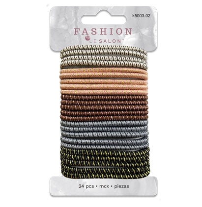 HAIR ELASTIC - 24 PCS 8*16CM