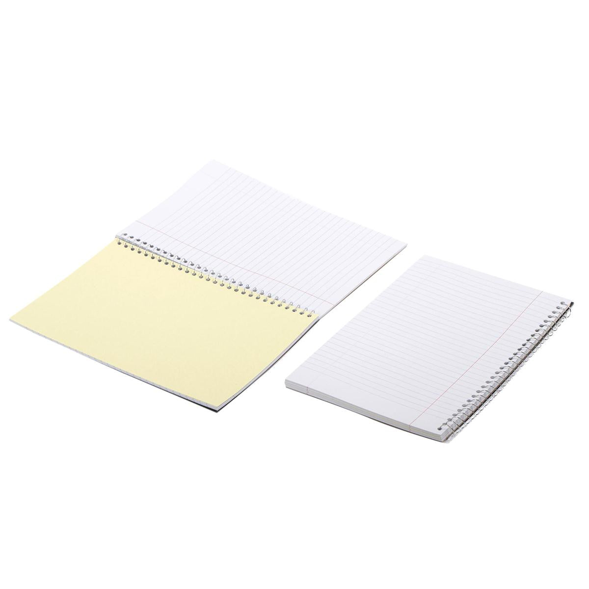 O.WKs. 160 Pages 2 Subject Spiral Notebook, 9" x 6", 2Clr,