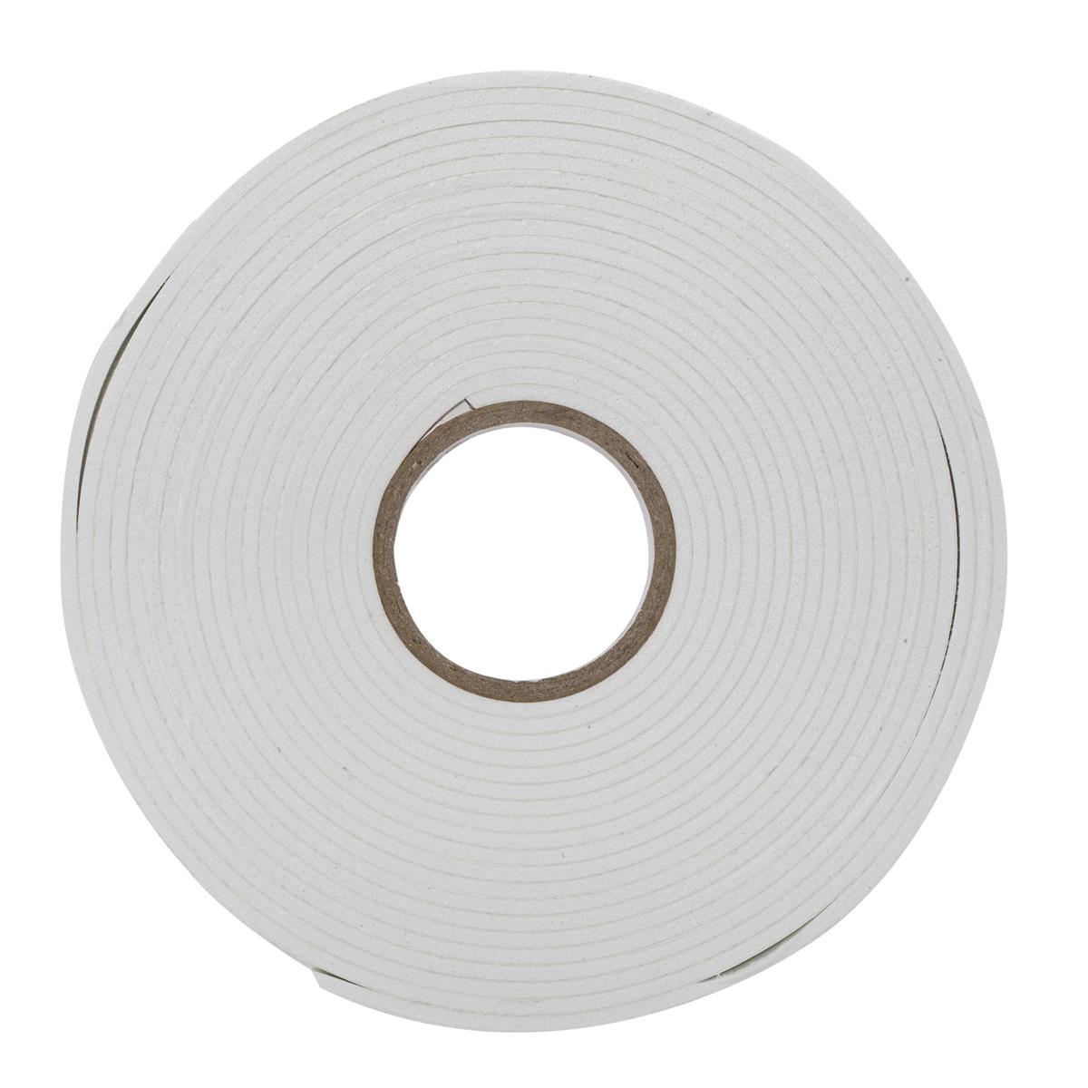 H.E,.Double-sided Foam Tape, Blister Card,1/2" x 120' (83383)
