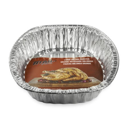 TITAN FOIL LARGE ALUMINIUM OBLONG ROASTER