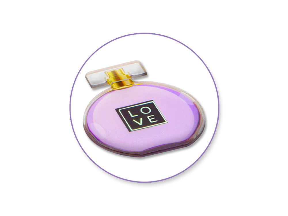 Paper Craft Sticker: 3.8"x6.9" 3D Foil Ombre E) Perfume