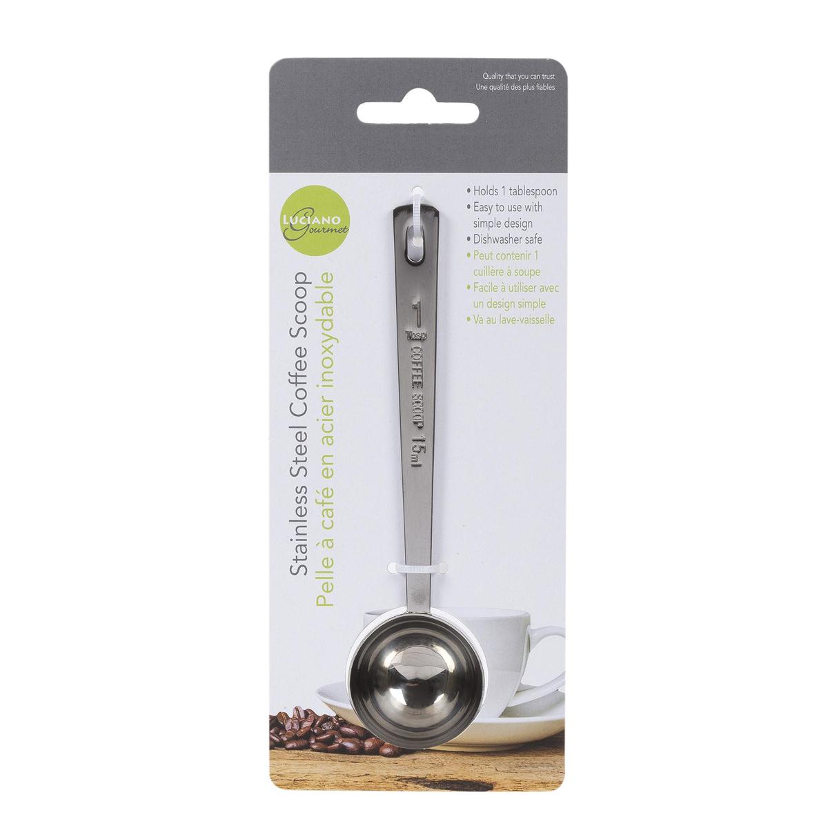 L.Gourmet Coffee Measuring Scoop, 1Tbsp/15ml,Sainless Steel, toc (DCS)