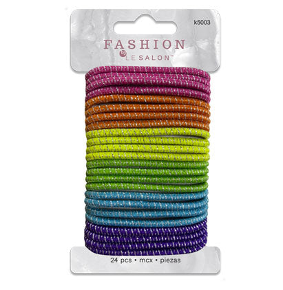 HAIR ELASTIC - 24 PCS 8*14CM