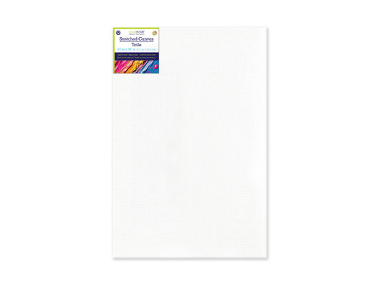 Stretch Artist Canvas: Rect. 24"x36" Primed Back-Stapled
