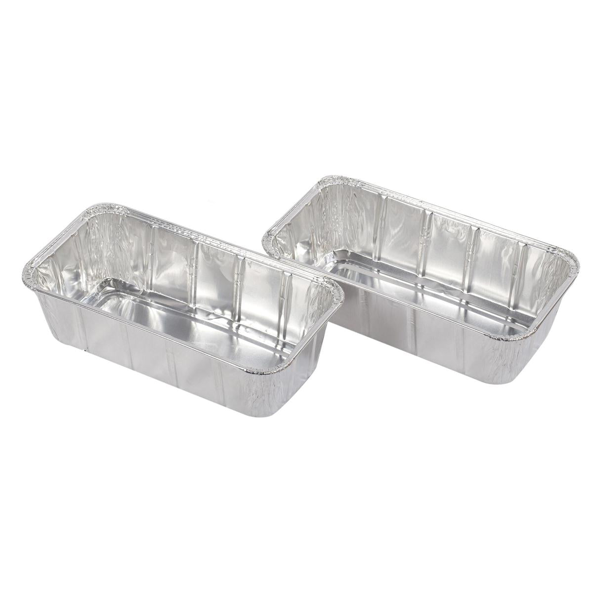 SiG.Kit  2-pc 2-lb Large Foil Loaf  Pans, 8.5x4-5/8x2-1/2" (TE62557)