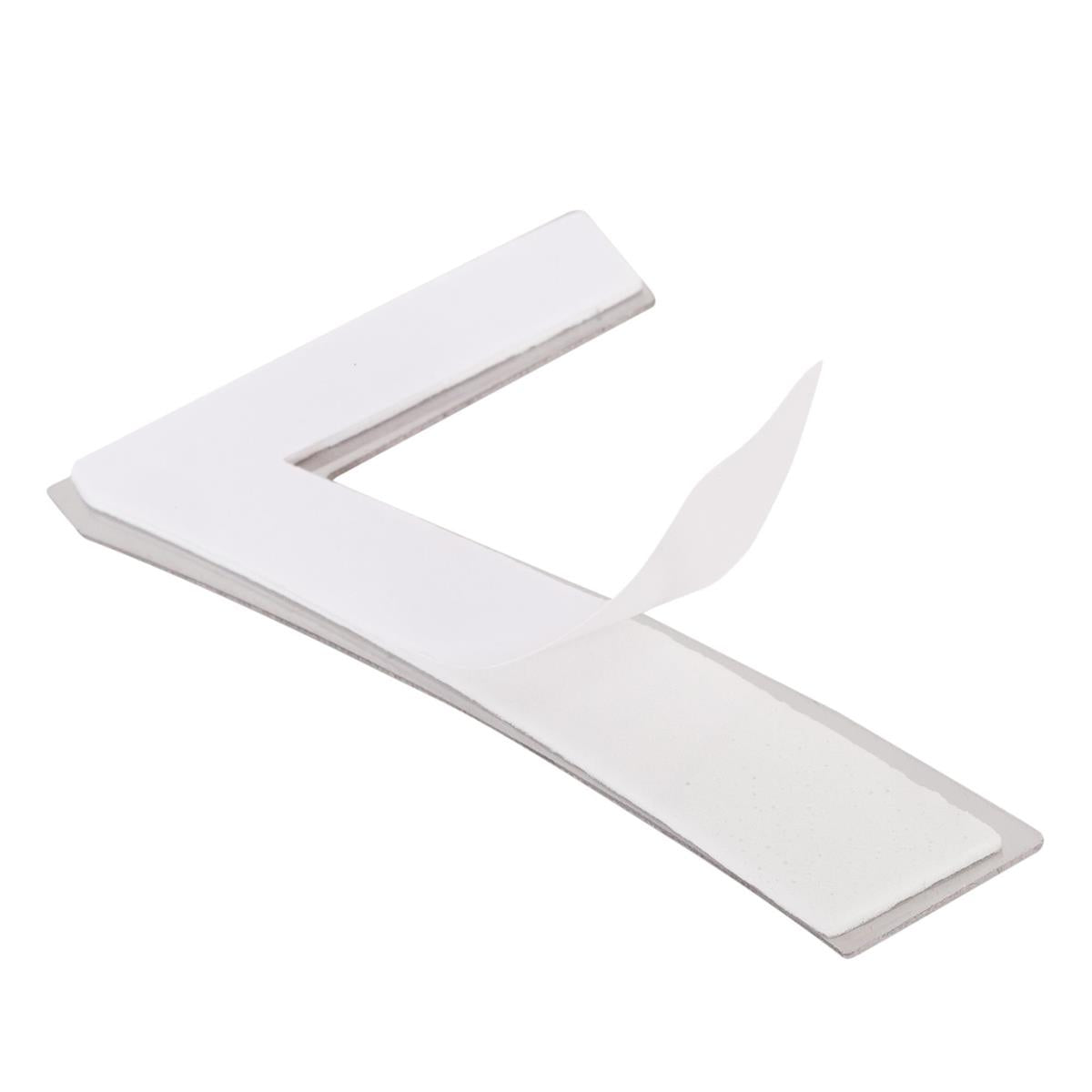 H.E. 3"#7 Adhesive Number Sign, SS B/C