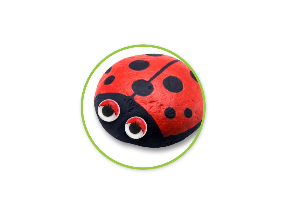 Paste-On Googly Eyes: Lashes 8mm-20mm Asst Colors 38/pk