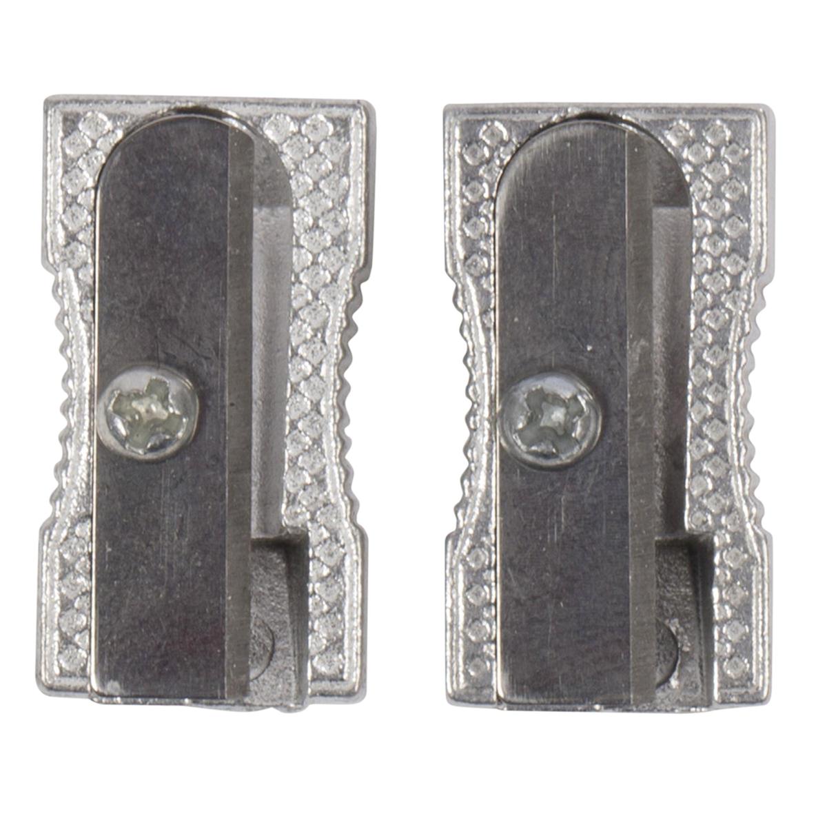 Desk Tech, 2-pc Metal Pencil Sharpeners,  b/c