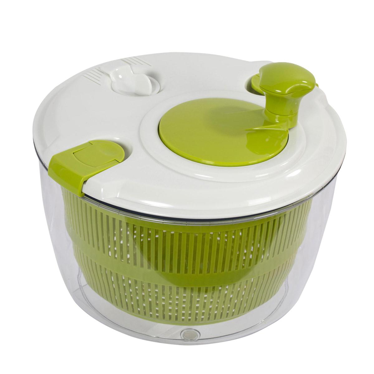 L.Gourmet 10.25"D Salad Spinner w/ Cap, shrink wrap w/ insert (CP)