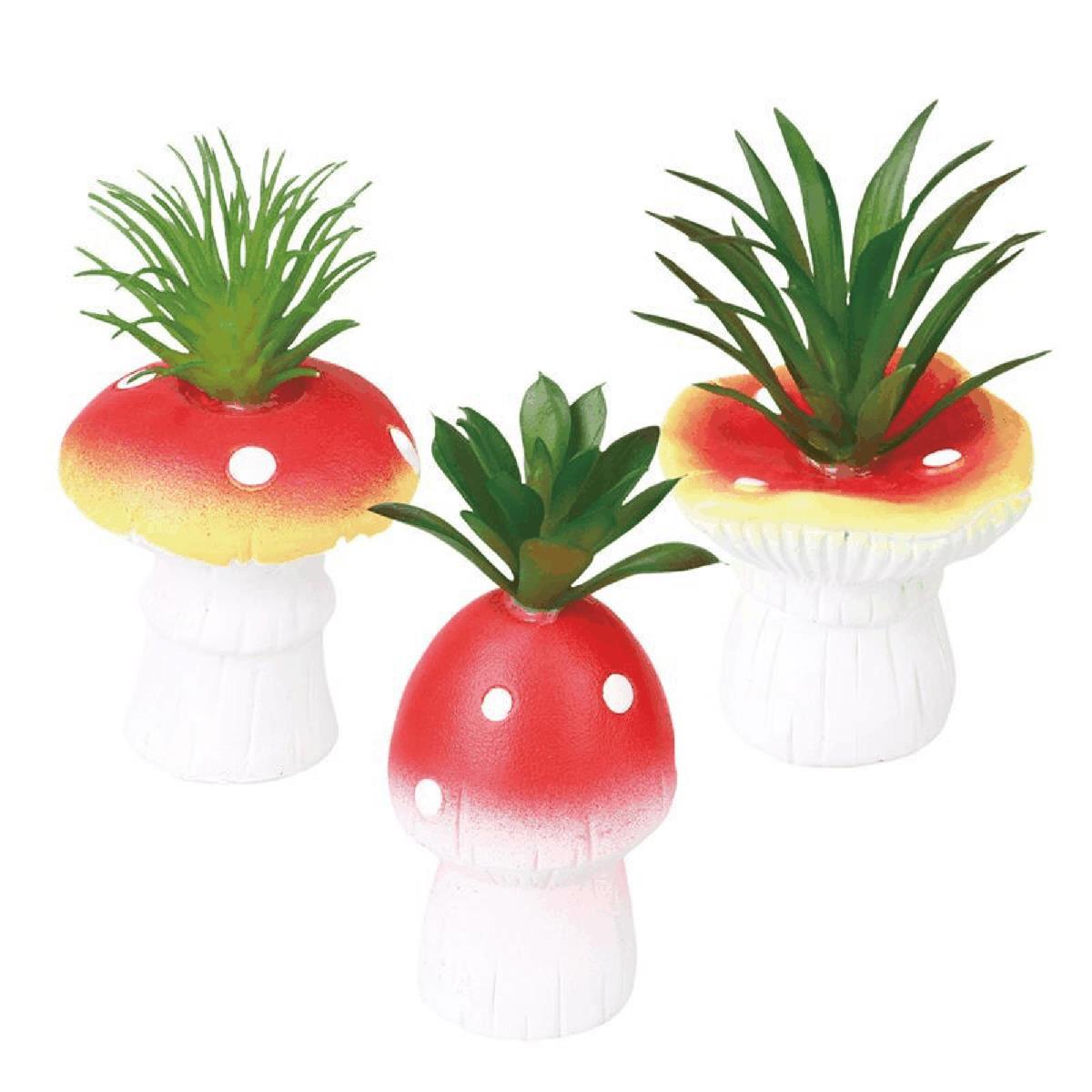 Country Garden Artificial Pot Flower 3 Asst. 12/Pdq 2x2x3.9 CHT