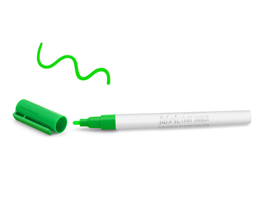 Color Factory: Fabric Paint Marker Permanent 3ml A) Neon Green