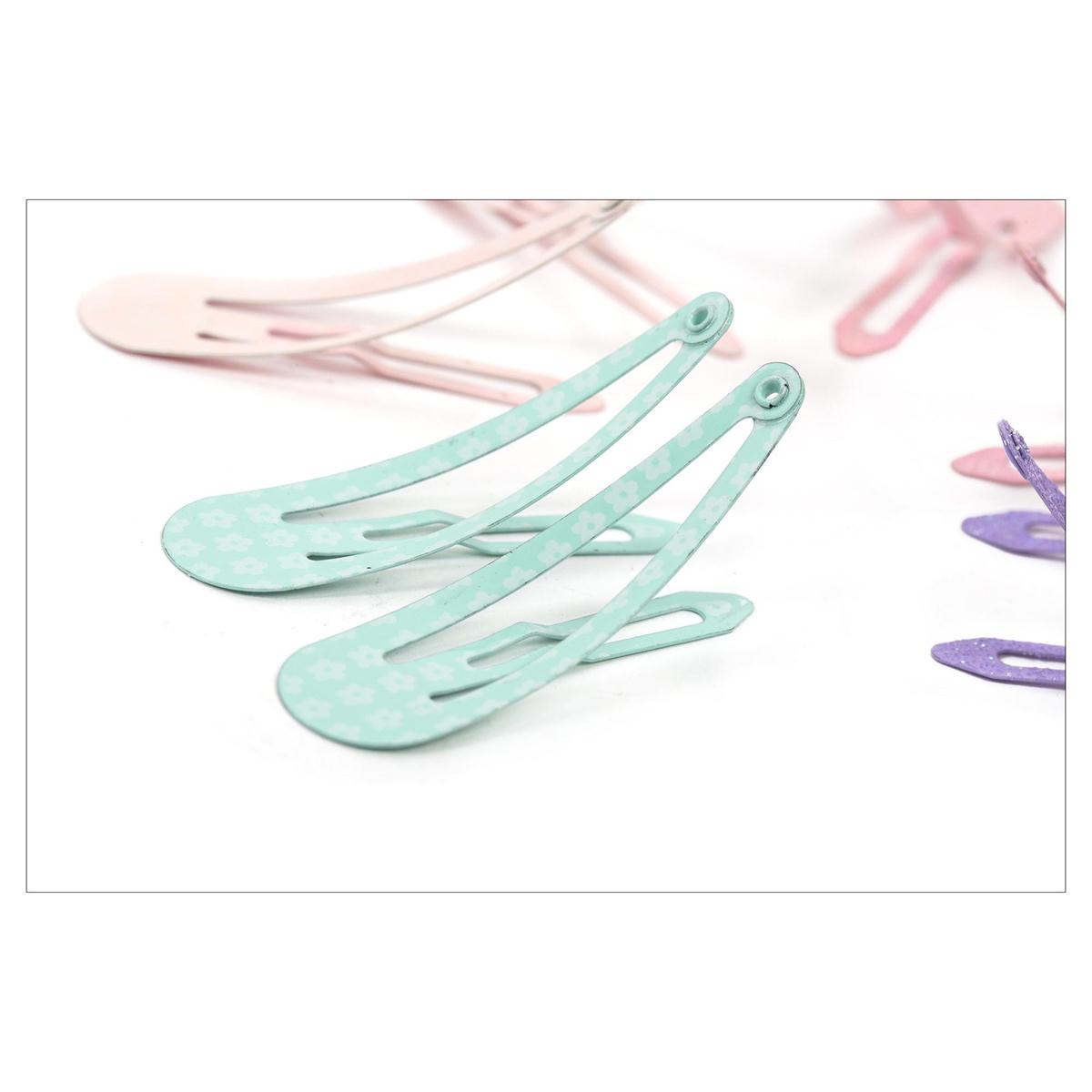 Stylin G, 10-PC Pastel Snap Clips h/c