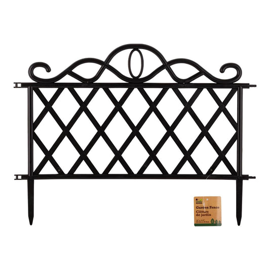Garden E. 19"x14.5" Plastic Garden Fenceï¼Œ Hangtag