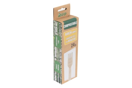 iECO BIRCH FORKS 24/PK X 24/CS