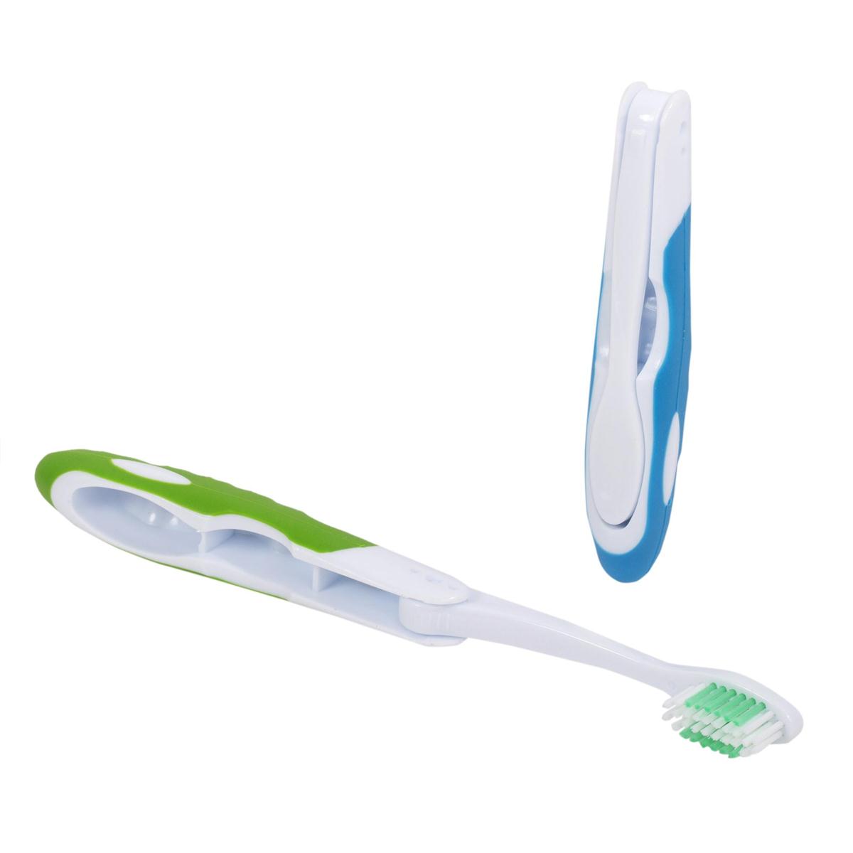 Bodico, 2-pc Foldable Travel Toothbrush, b/c