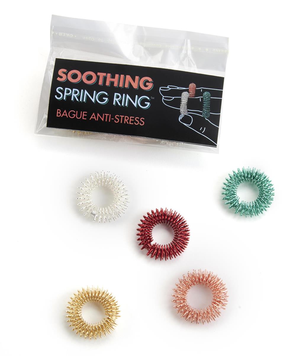 Stl. 5/pk Sensory Fig.Ring, 36pcs/dsp, 5 Asst.