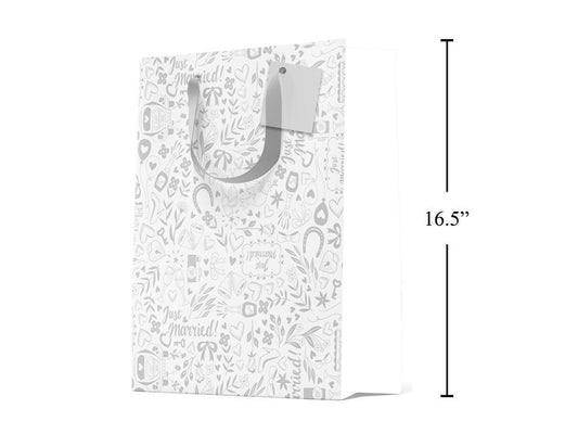 Paper T. DLX Gift Bag, Jumbo, Wedding, Matte/HS 210GSM,