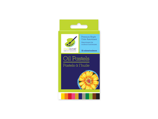 Color Factory: Oils Pastels Brights Color Assortment 12ct