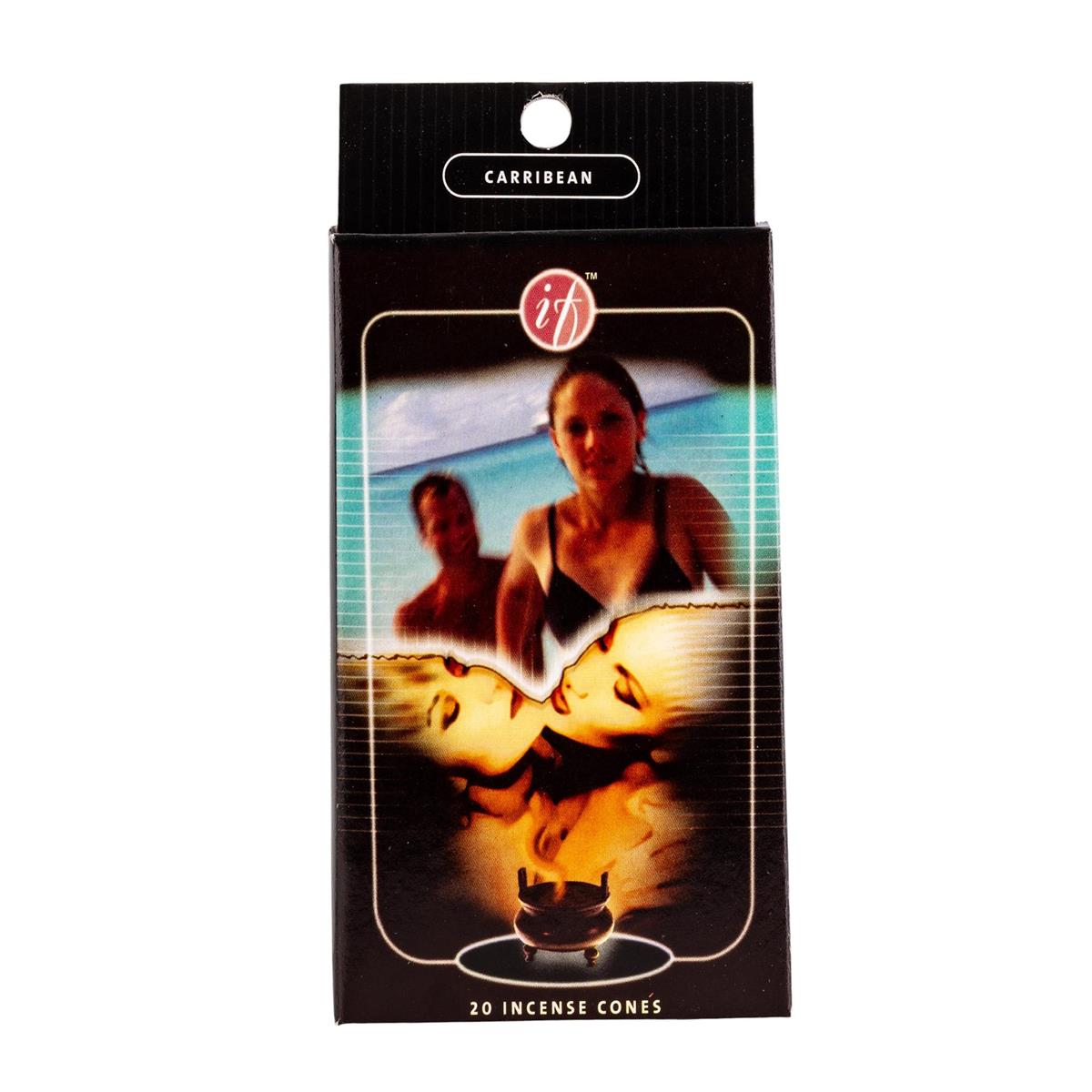 IF, 20pcs, Incense Cone, Caribbean, Hangup box