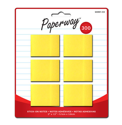 STICK-ON NOTES - 2"x 1.5"