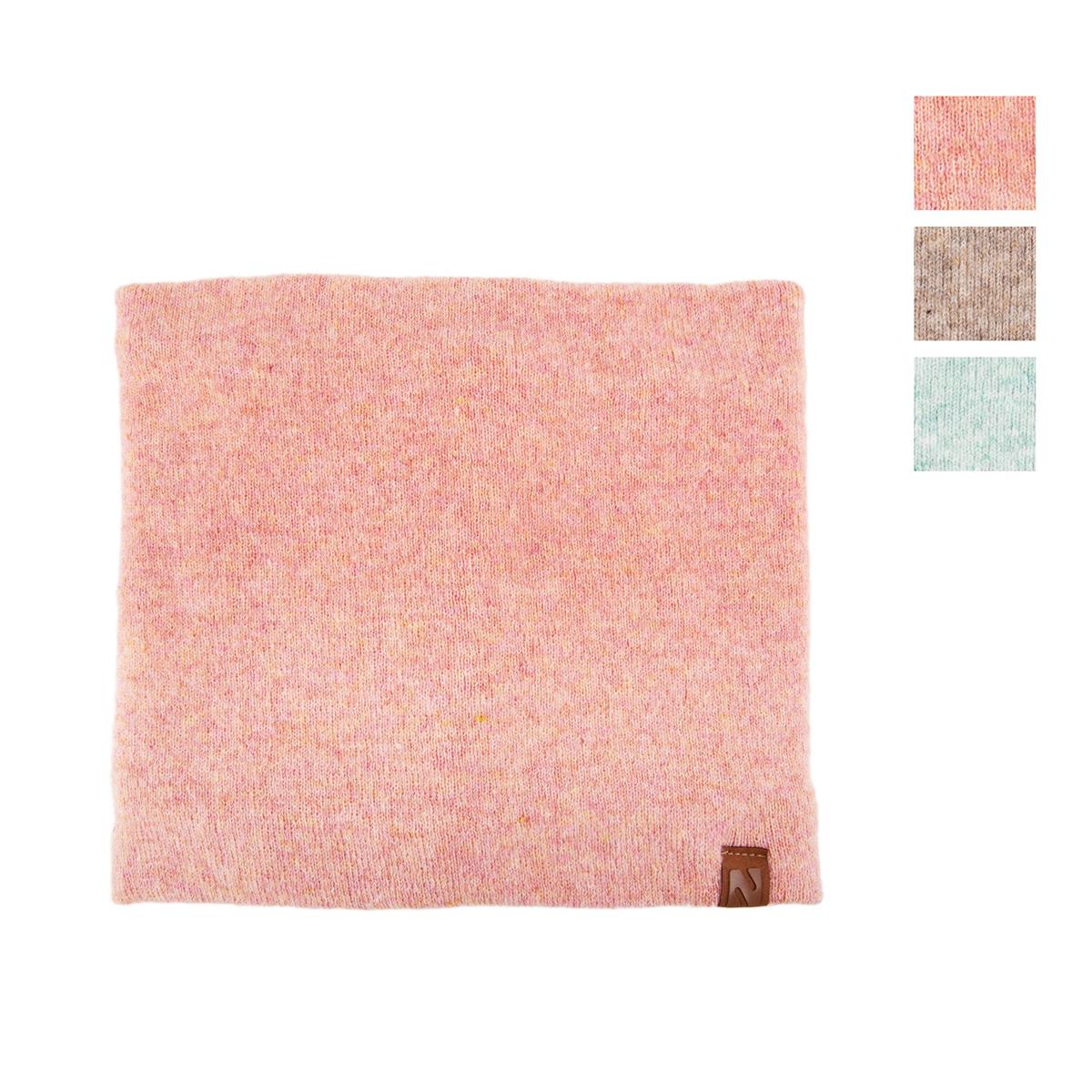 Nordic T.  "Mae" Marl Neck Warmer, Ladies, 3 asst, brushed lining, hc