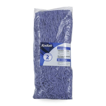 20OZ BLUE CUT-END COTTON MOP HEAD 2/PK