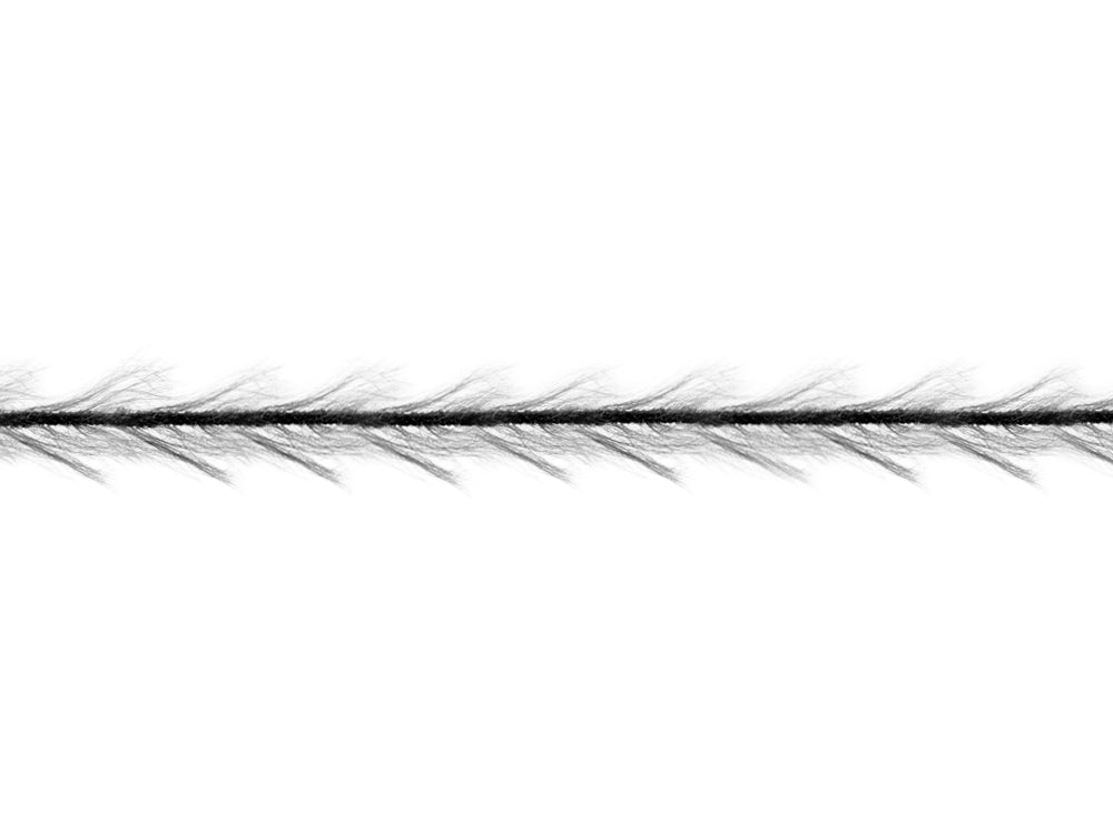 Needlecrafters: 50g Nylon Feather Yarn Ball D) Black