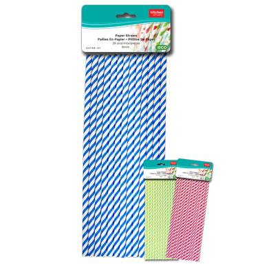 PAPER STRAWS - 25 - 6MM