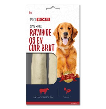 RAWHIDE ROLLS WHITE - MED - 2