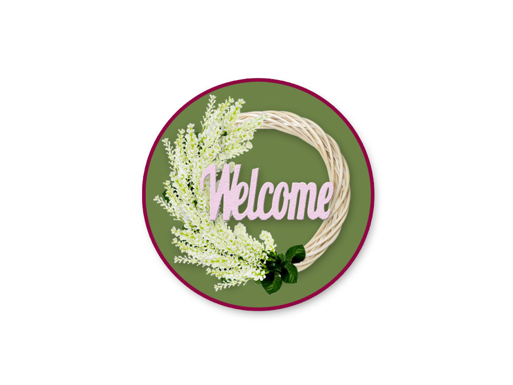 Craft Decor: 12" Willow Wreath 1 5/8"(T) Natural