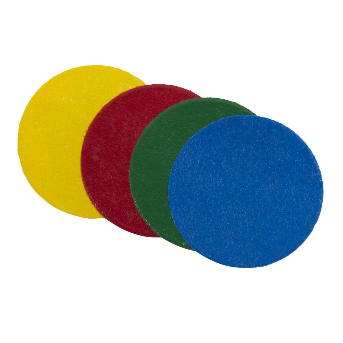 O.WKs.  Colour Coding Label, 520-pc., 15/32" Dia., clam pack