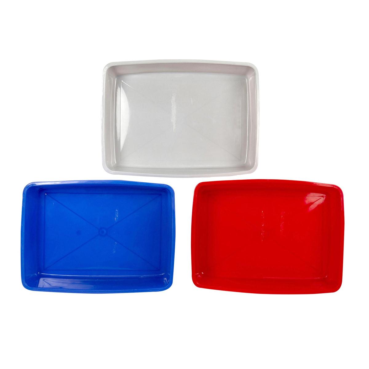 PAWS. Large Cat Litter Pan, 3 colors