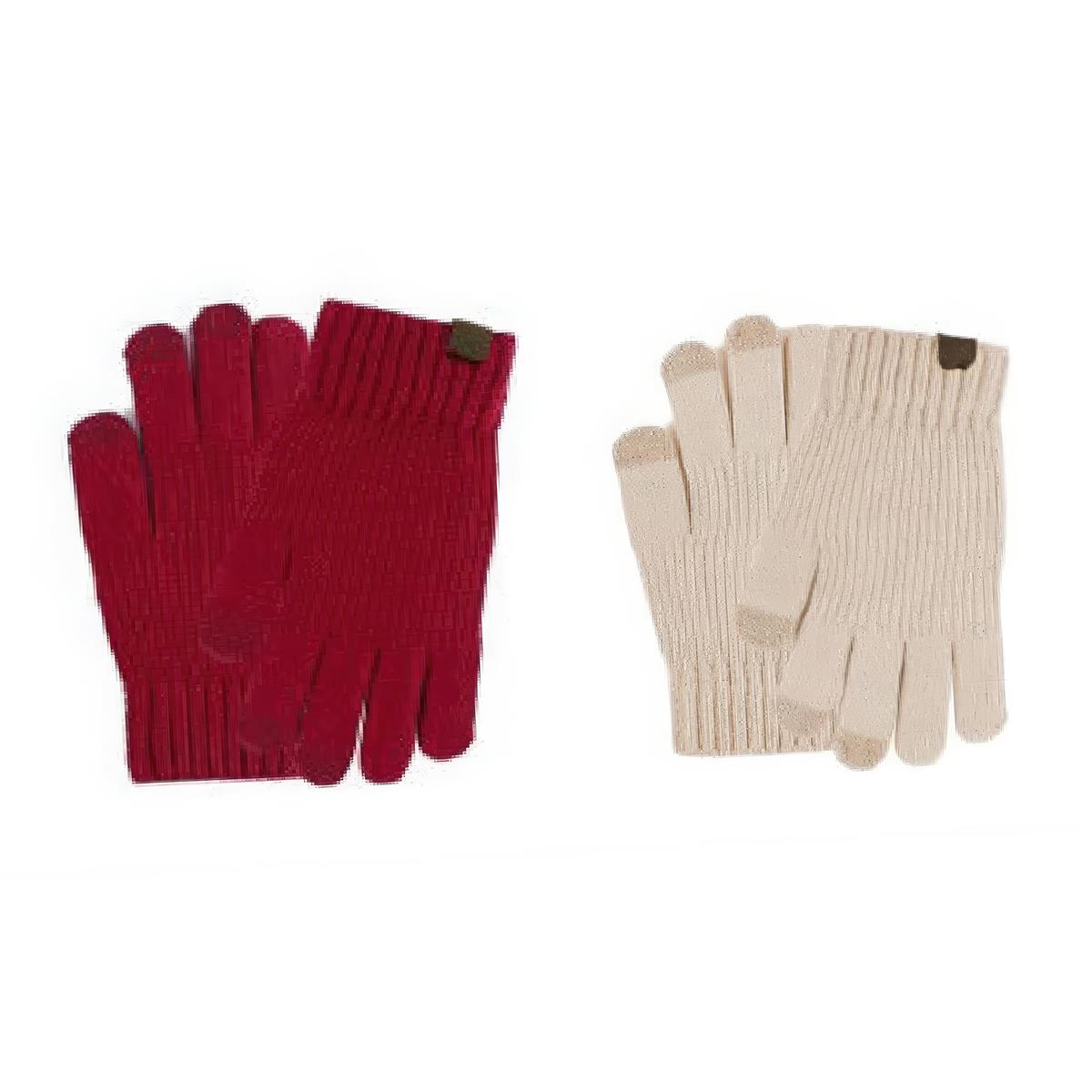 Nordic T. Canada Knit Glove, w touch, 2 asst, hc