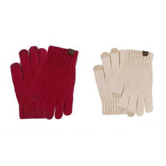 Nordic T. Canada Knit Glove, w touch, 2 asst, hc