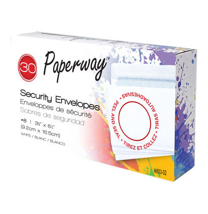 ENVELOPES SECURITY #8 - 30 PEEL AND SEAL