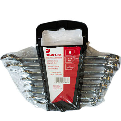 8PCS COMBINATION WRENCH,8-19MM,Chromed,carbon stee