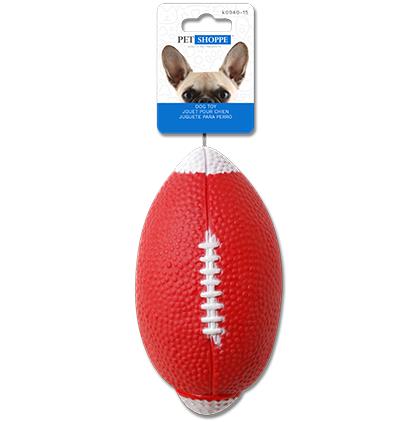 SQUEAKY DOG TOY - SMALL FOOTBALL
