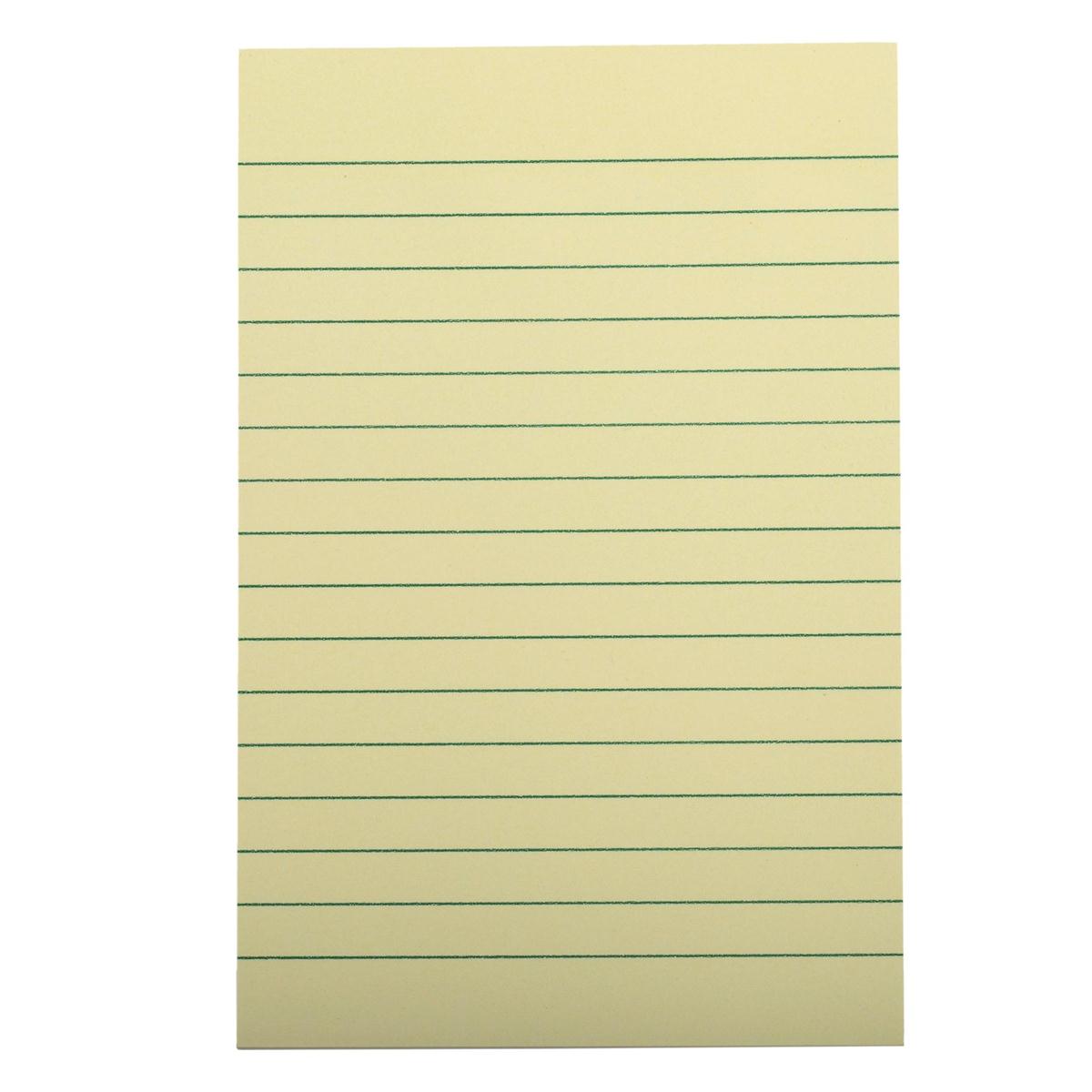 O.WKs. 80Sheets Ruled Sticky Notes, 4" x 6", PBH