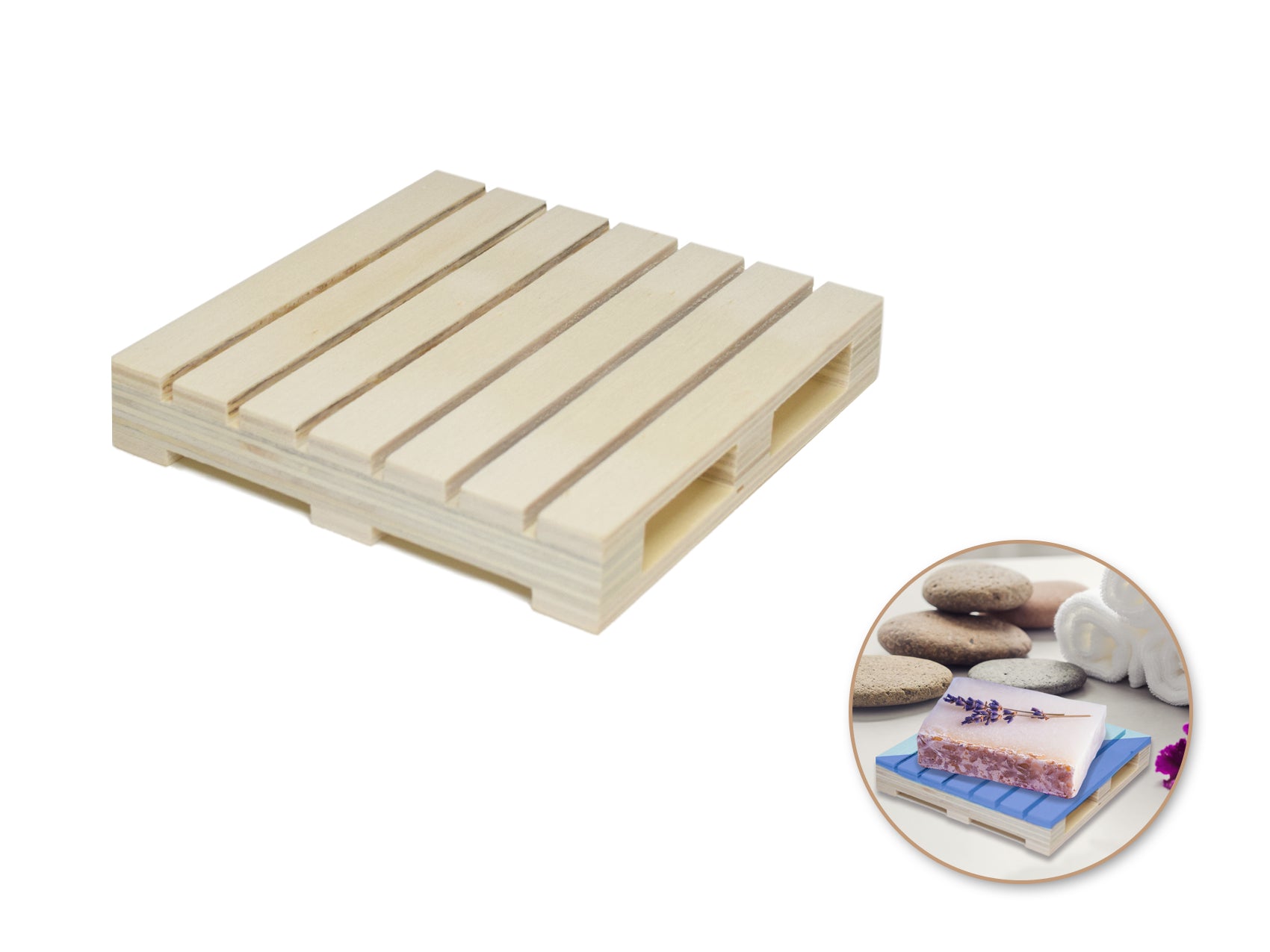 Wood Craft: 12x12x2.2cm Pallet DIY