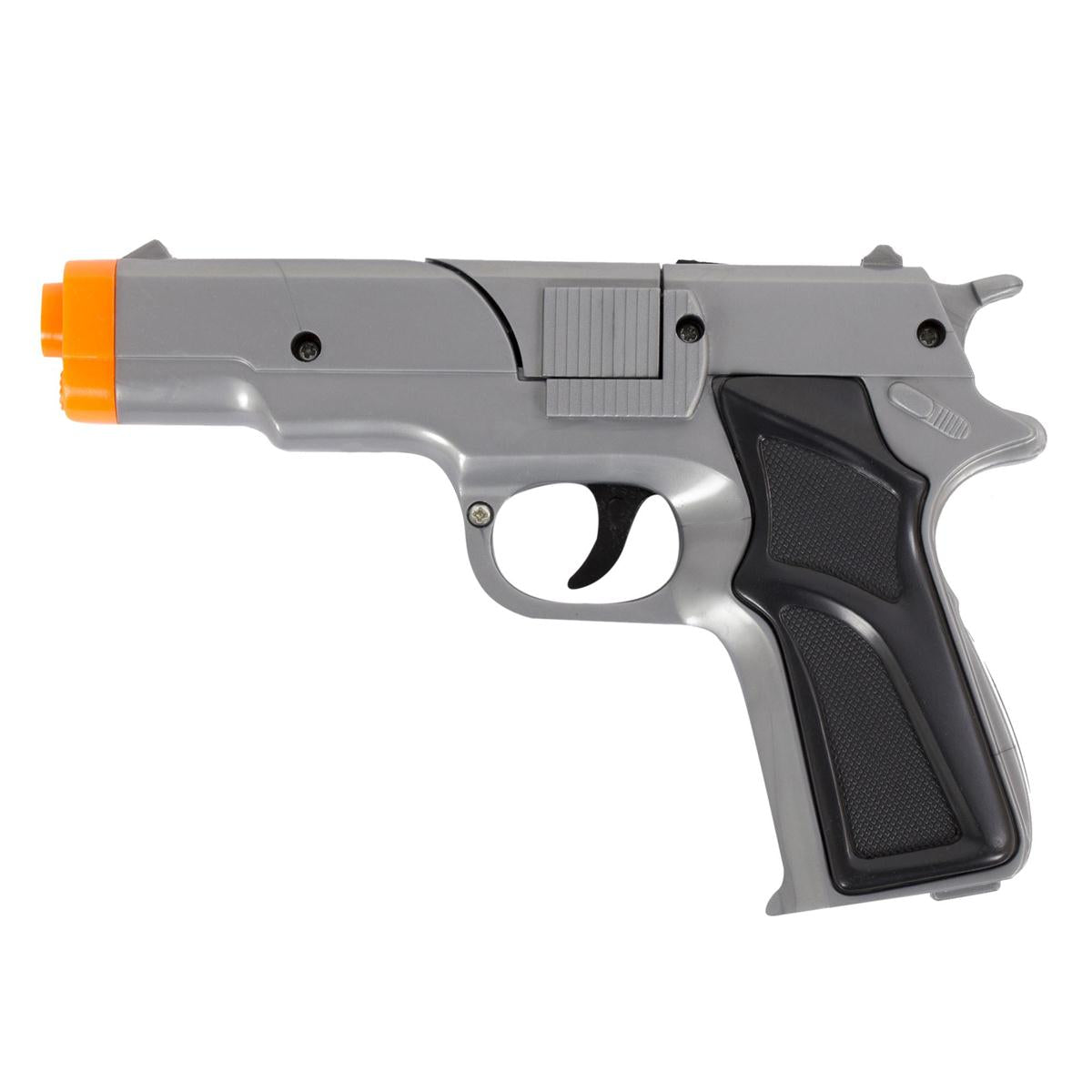 8-shot Super Cap Gun, Silver , b/c