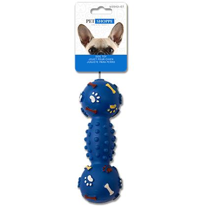 SQUEAKY DOG TOY - MEDIUM DUMBBELL