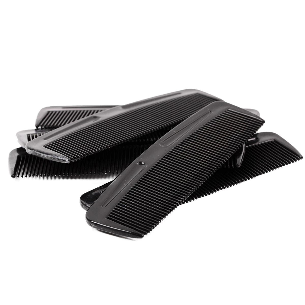 Bodico, 6-pc Pocket Comb, b/c col: all black(HZ)